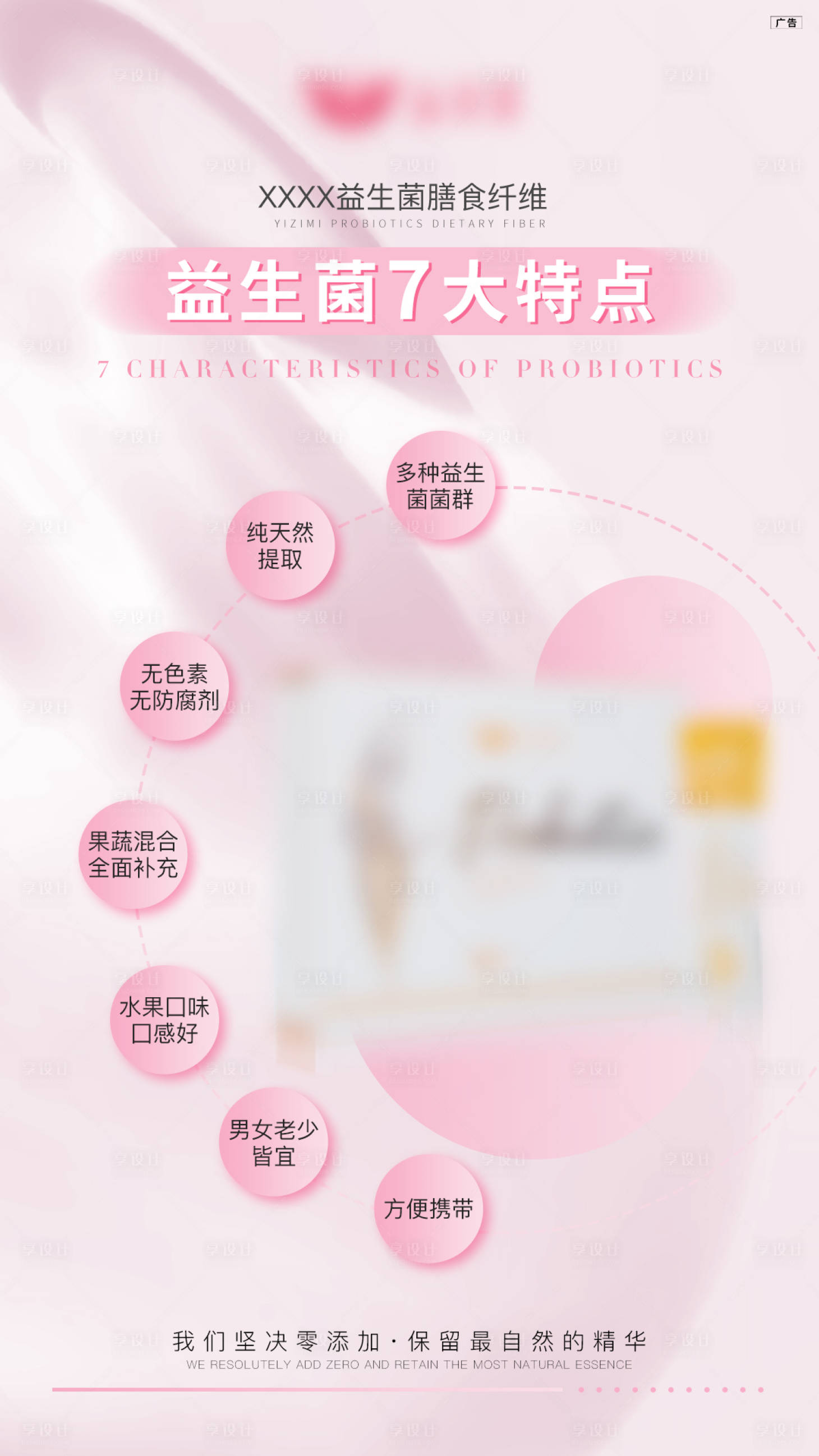 源文件下载【益生菌特点海报】编号：25790023086485755