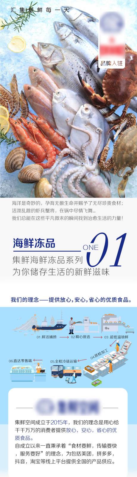 源文件下载【享设计】搜索编号：39550023901352461【海鲜品牌入驻海报】