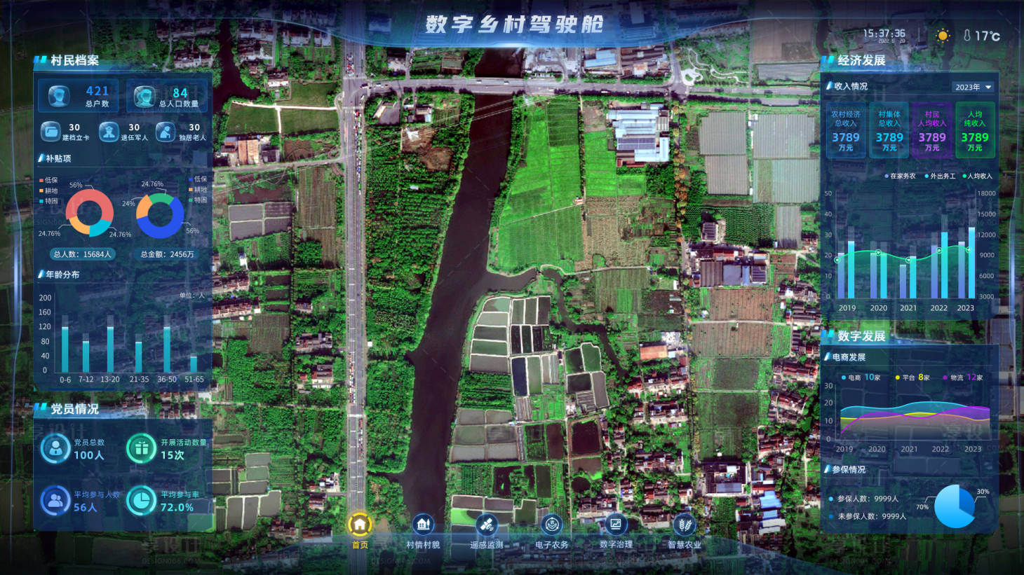 源文件下載【享設計】搜索編號：74520023925445946【數智鄉村UI設計】