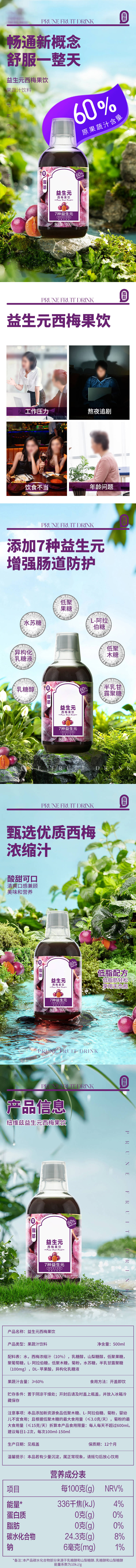 源文件下载【益生元西梅纤维果饮详情页】编号：32470024194274555