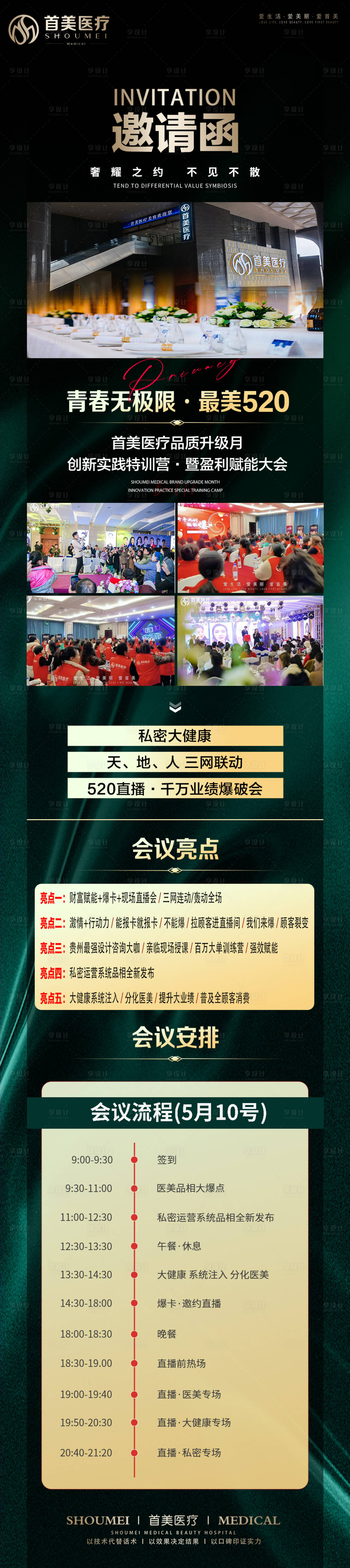 源文件下載【享設計】搜索編號：71170023694383611【會議流程亮點長圖】