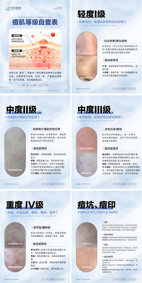 源文件下载【医美痘肌痘痘痘印科普系列海报展板】编号：86030023939331025