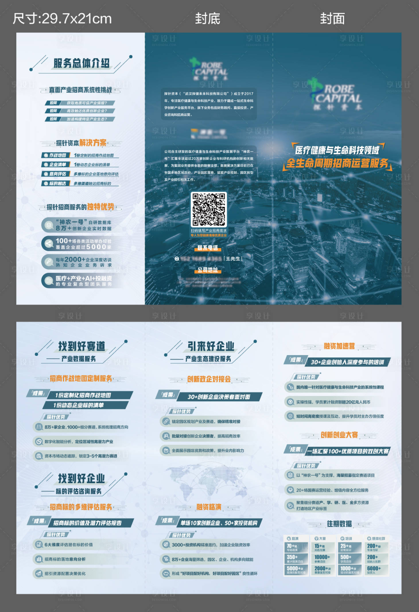 源文件下載【享設計】搜索編號：72450023766052200【醫療三折頁】