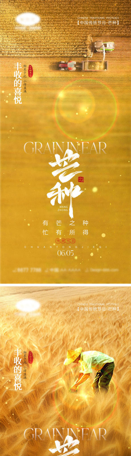 源文件下载【芒种节气海报】编号：40610024197816172