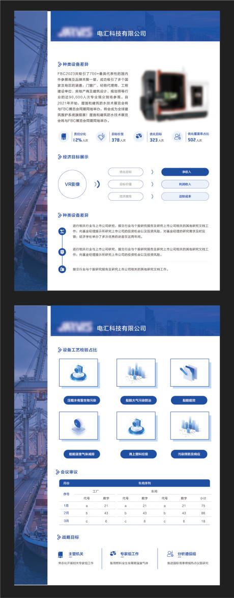编号：71140023951571436【享设计】源文件下载-蓝色高端产品设备单页DM