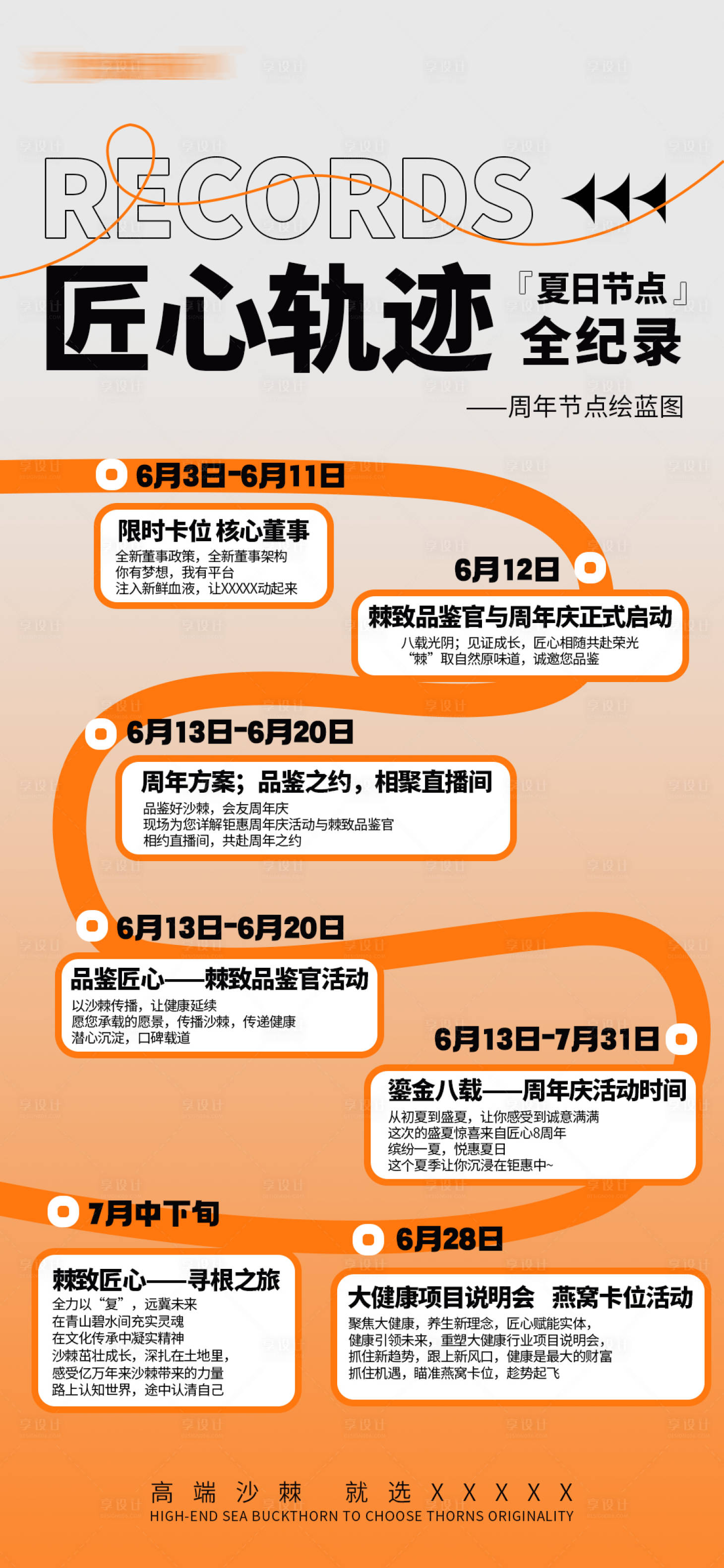 源文件下载【享设计】搜索编号：77260024137431451【医美活动时间节点海报】