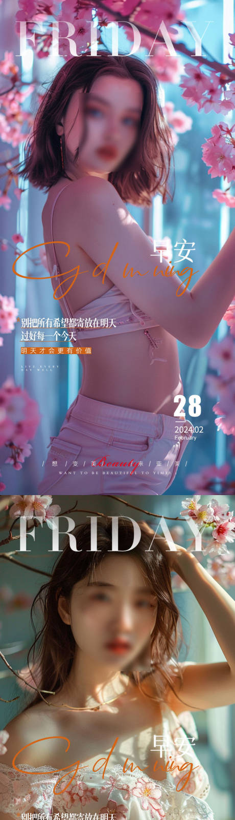 源文件下載【享設計】搜索編號：58310023694067283【醫(yī)美夏天早安】