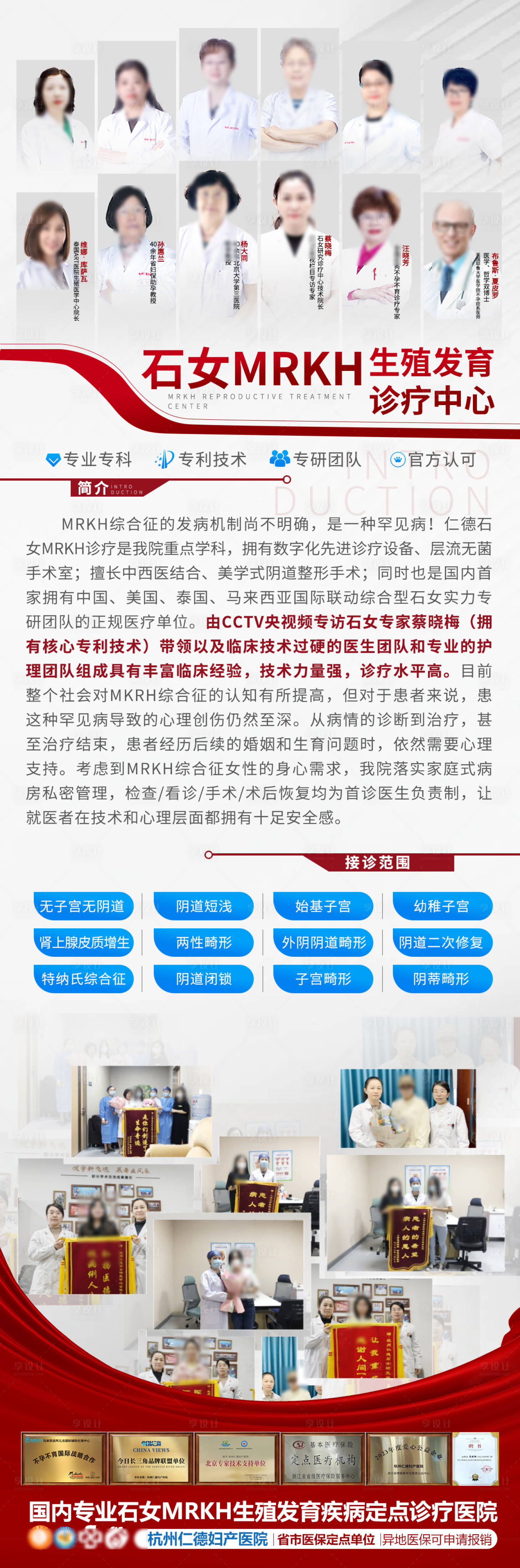 源文件下载【医疗简介展板】编号：44160024128975693