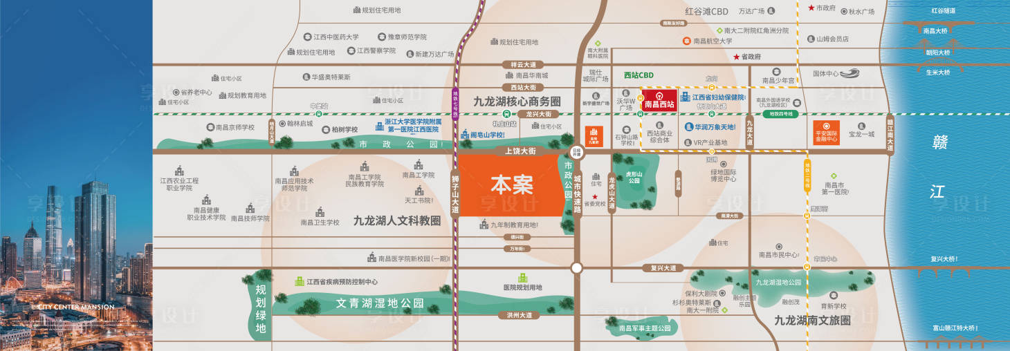 源文件下載【享設(shè)計】搜索編號：76910024027909302【地產(chǎn)項目區(qū)位圖背景板】