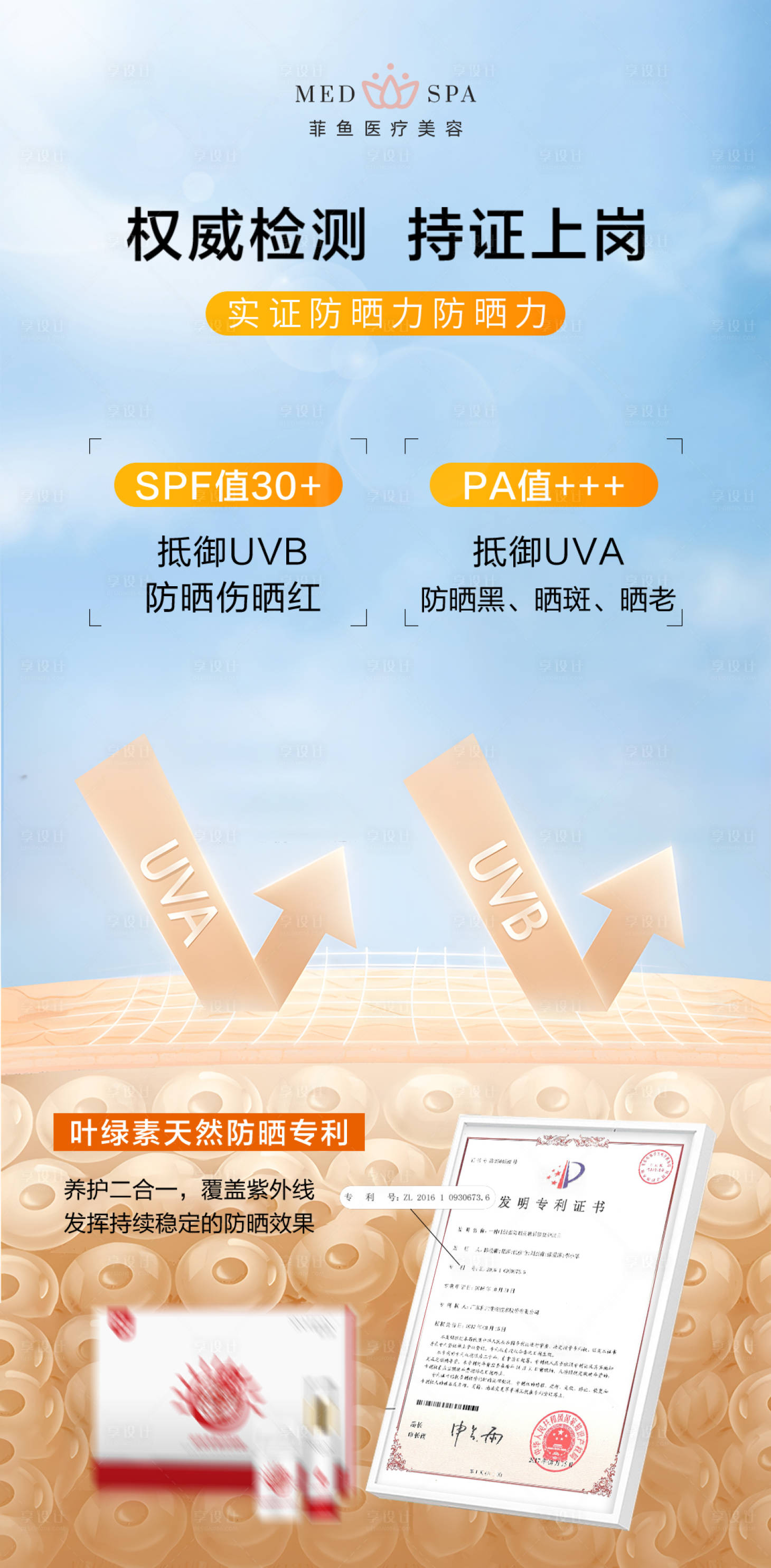 源文件下载【防晒产品宣传海报】编号：29050023958374533