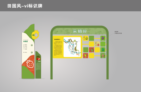 编号：18280023961039470【享设计】源文件下载-果园研学导视牌