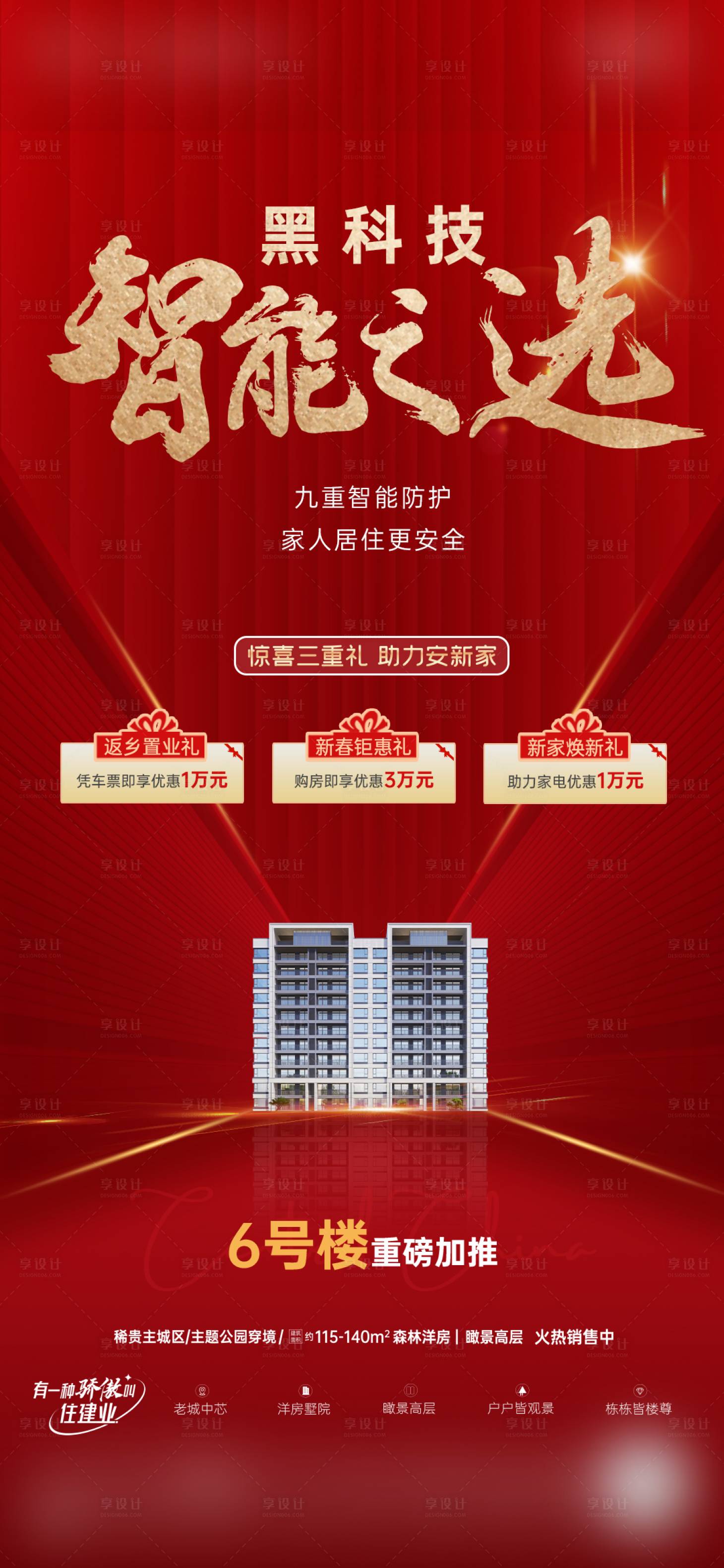 源文件下載【享設(shè)計(jì)】搜索編號(hào)：95430024091898208【地產(chǎn)新年促銷海報(bào)】