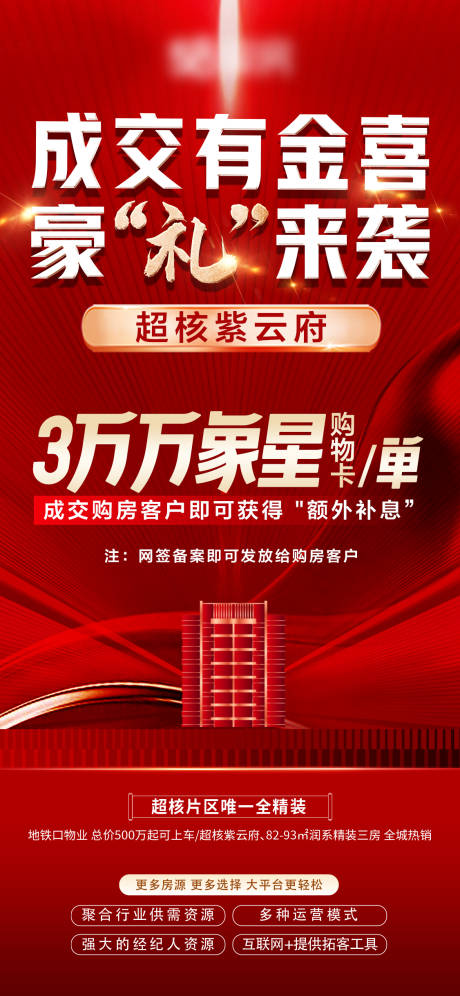 源文件下载【豪礼来袭海报】编号：40910023905602395