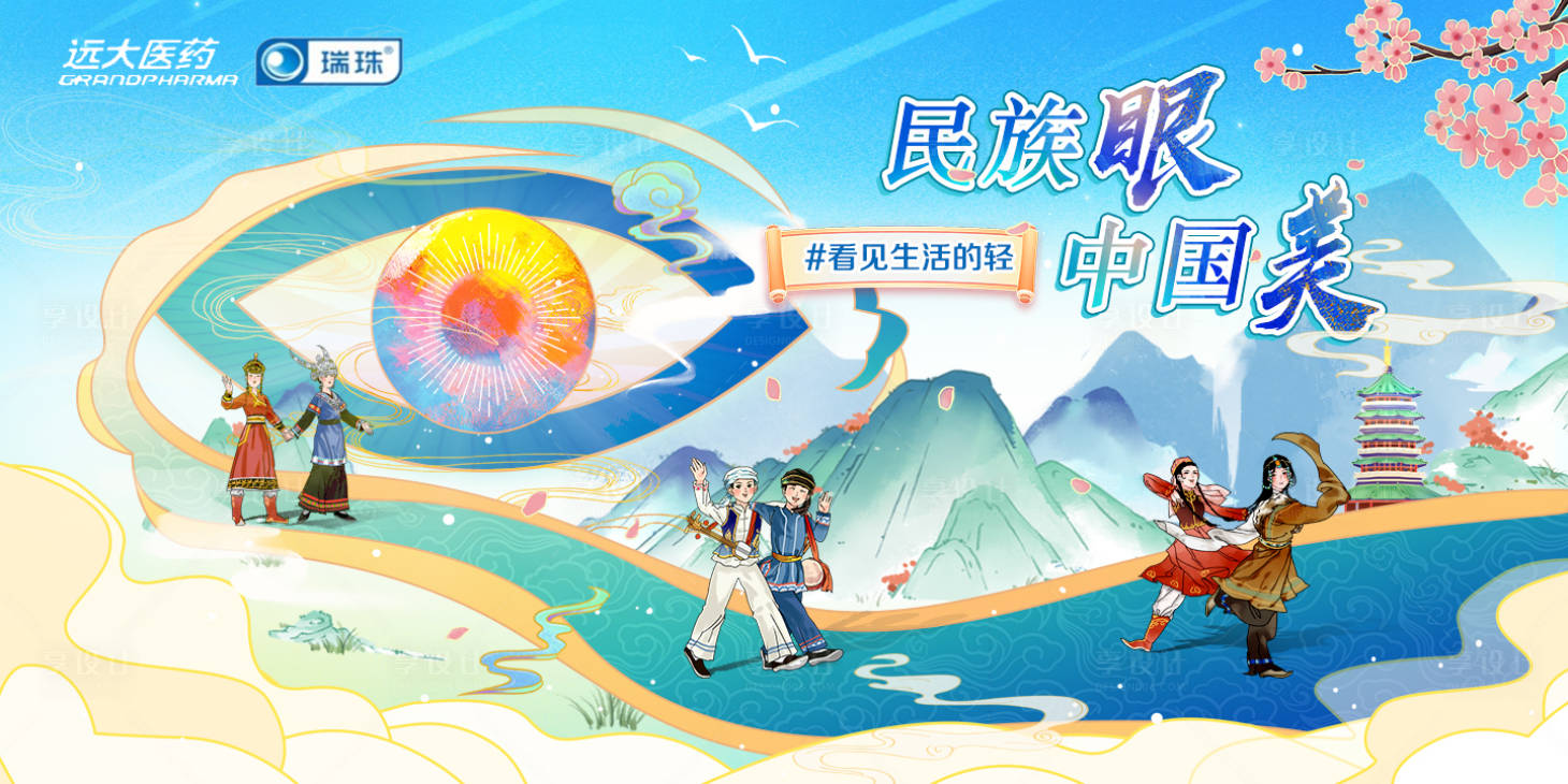 源文件下载【享设计】搜索编号：67720023909217909【少数民族会议活动背景板】
