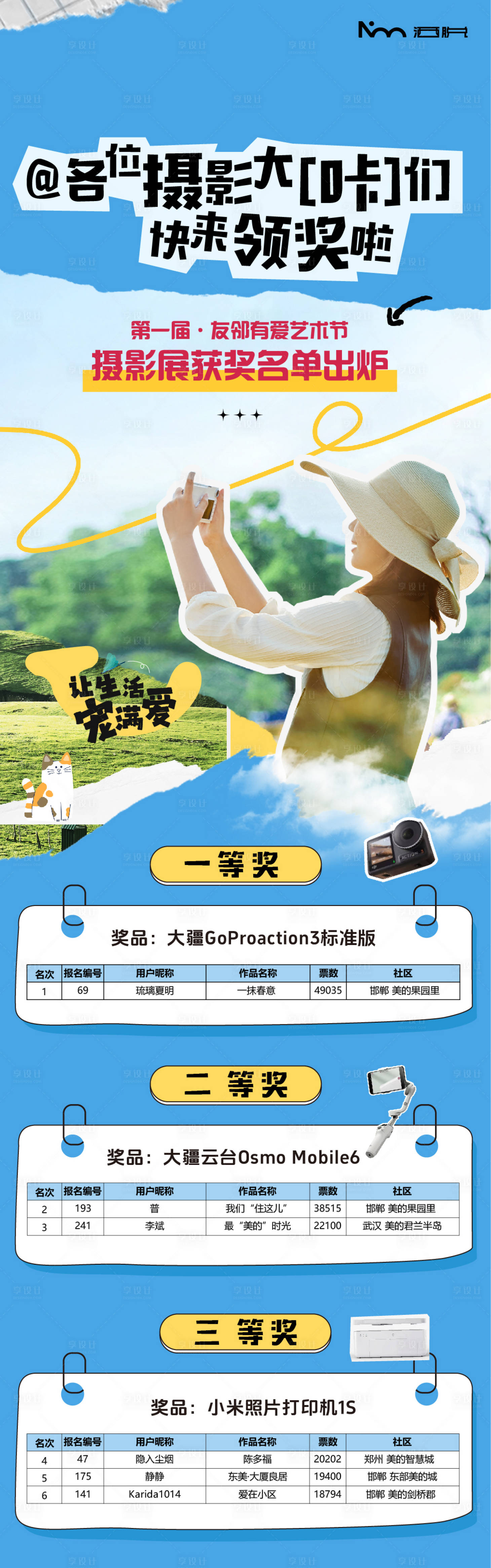 源文件下载【享设计】搜索编号：95510024176489877【摄影活动拼接设计海报】