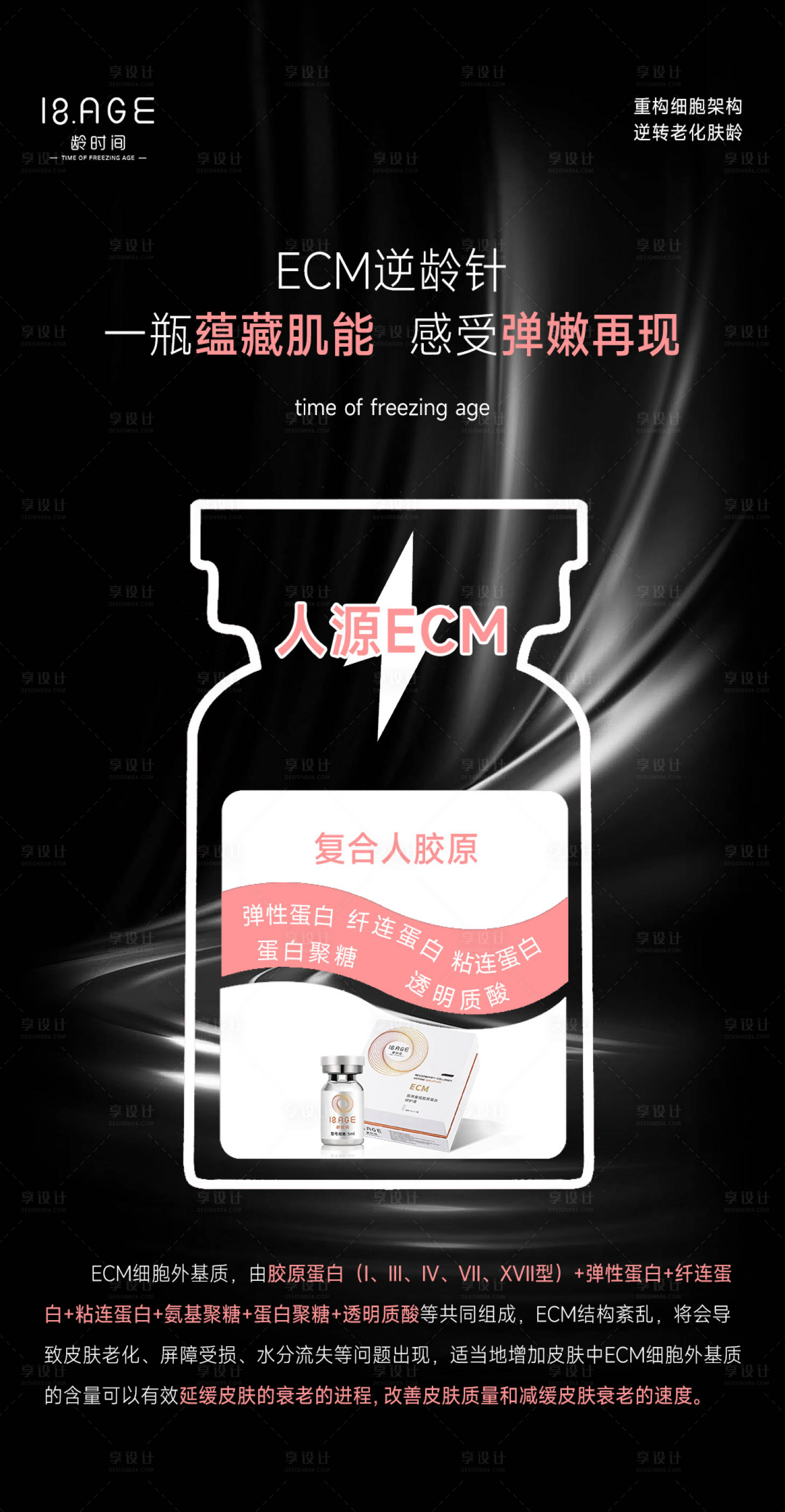 源文件下载【人源ECM新品海报】编号：75500023956529535