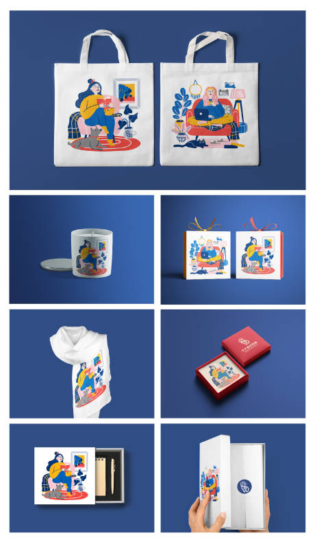 源文件下载【享设计】搜索编号：50580024159869448【品牌文创产品VI样机】