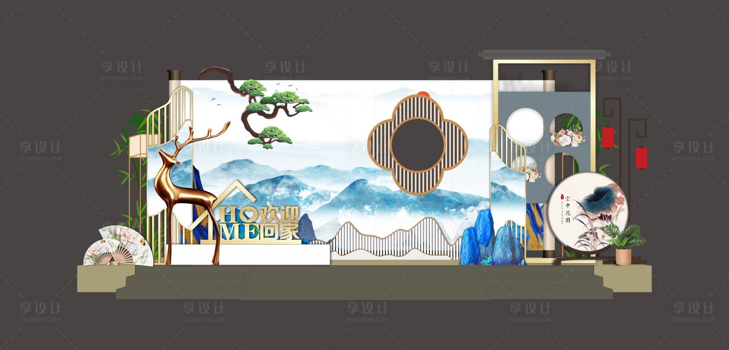 源文件下載【享設(shè)計(jì)】搜索編號(hào)：26530023799253538【古風(fēng)造型美陳】