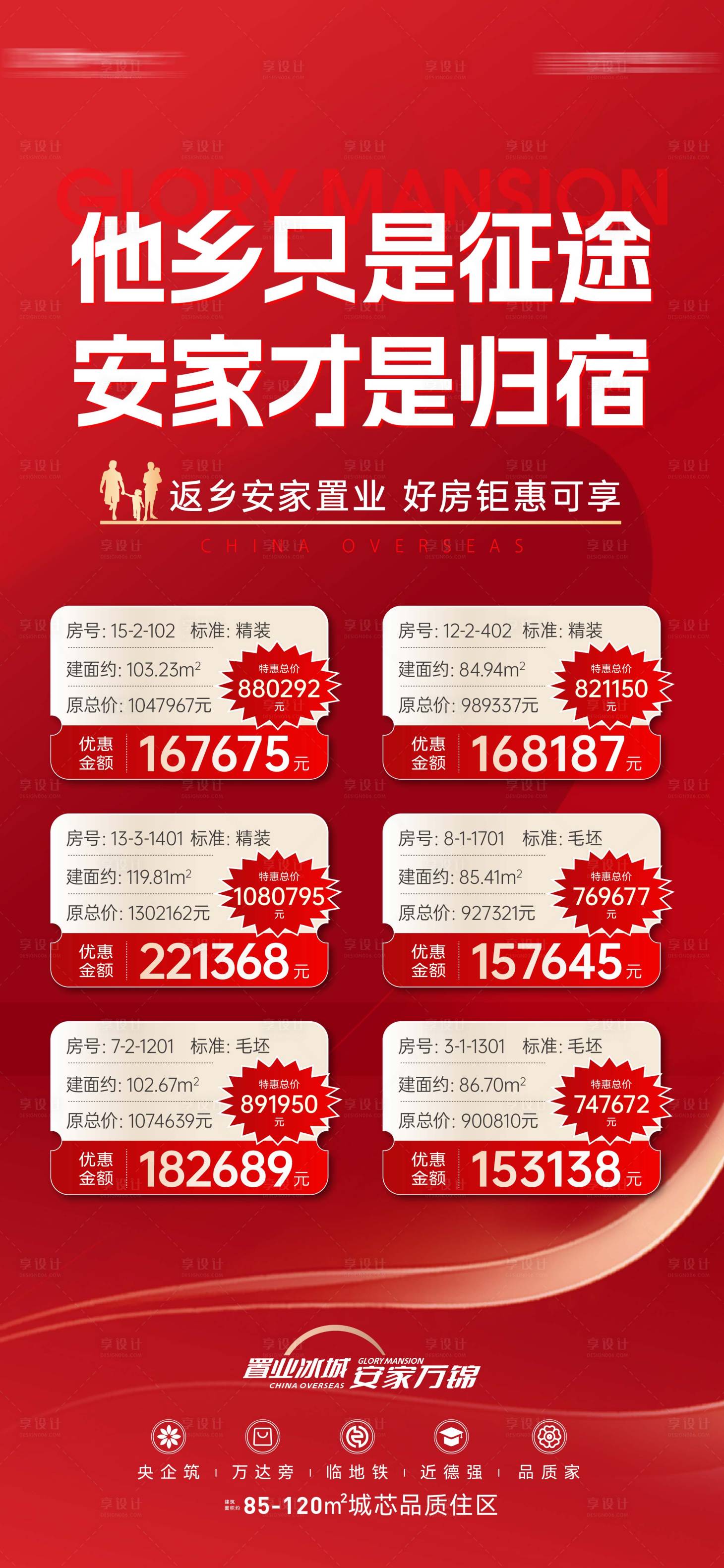 源文件下載【享設計】搜索編號：77860023950386696【地產熱銷特價房海報】