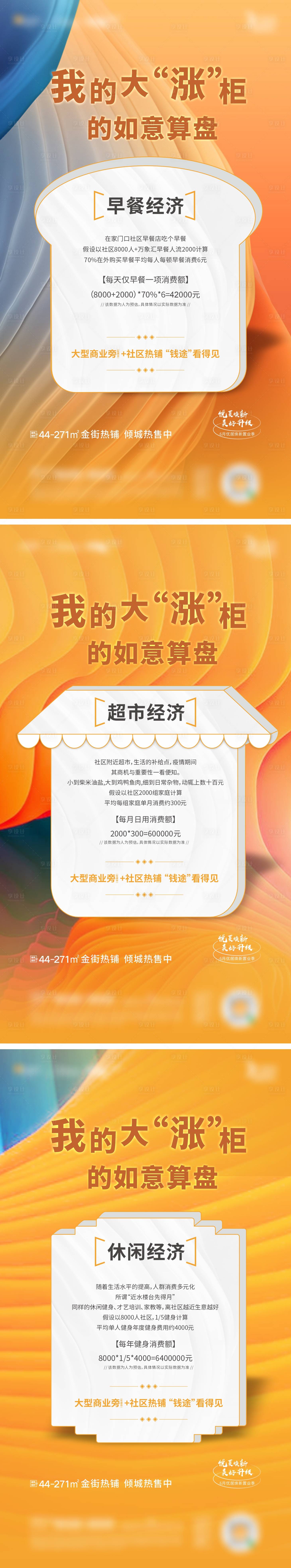 源文件下载【享设计】搜索编号：41240023731721781【商铺价值点系列海报】