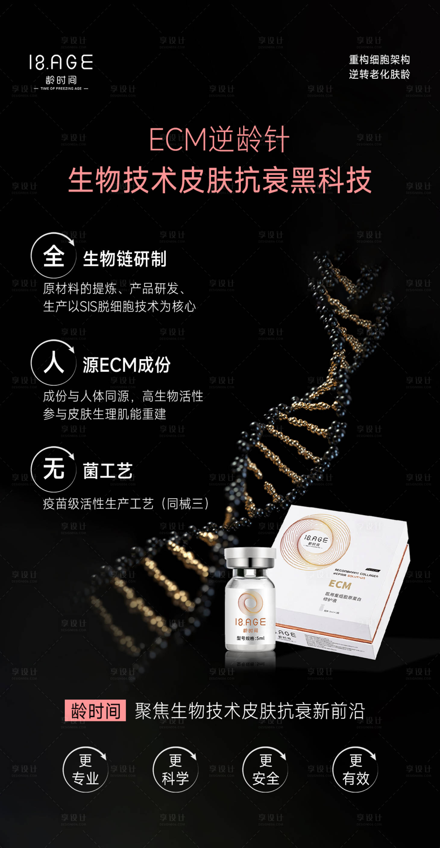 源文件下載【生物技術皮膚抗衰黑科技海報】編號：61250023956679857