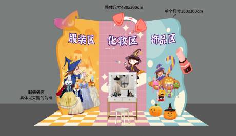 源文件下载【享设计】搜索编号：37200023704835486【变装区堆头美陈】