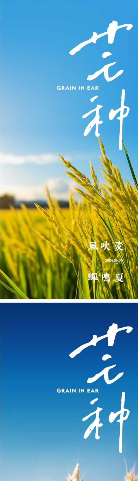 源文件下载【享设计】搜索编号：73960023884211227【芒种节气海报】