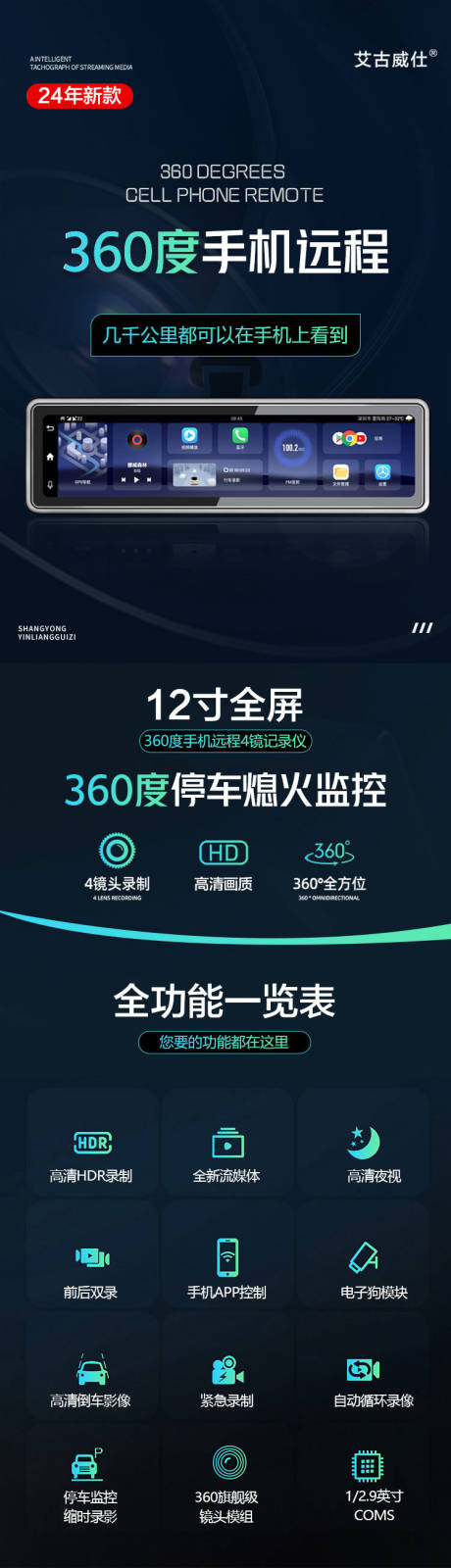 源文件下载【360度停车监控行车记录仪详情页】编号：50970024102223734