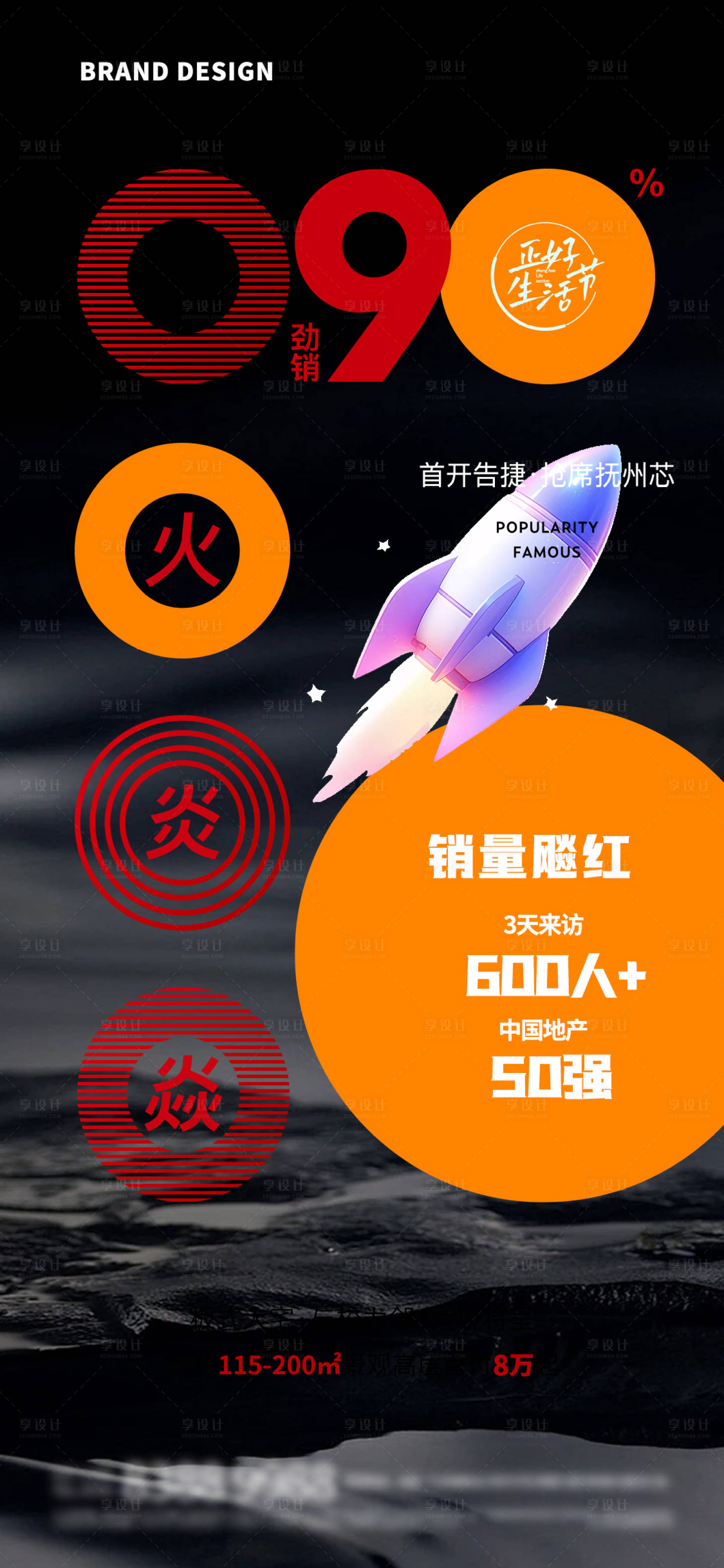 源文件下载【享设计】搜索编号：12980024157162119【地产热销来访创意海报】