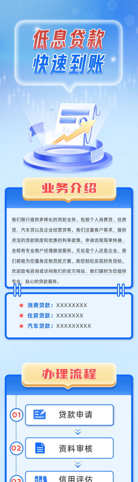 源文件下载【金融贷款长图海报】编号：37330023838651298