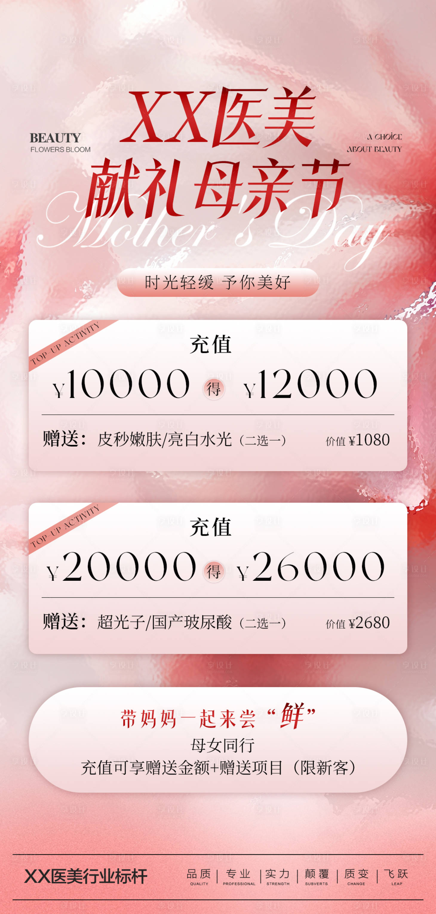 源文件下载【享设计】搜索编号：86940023759245533【医美母亲节充值方案】