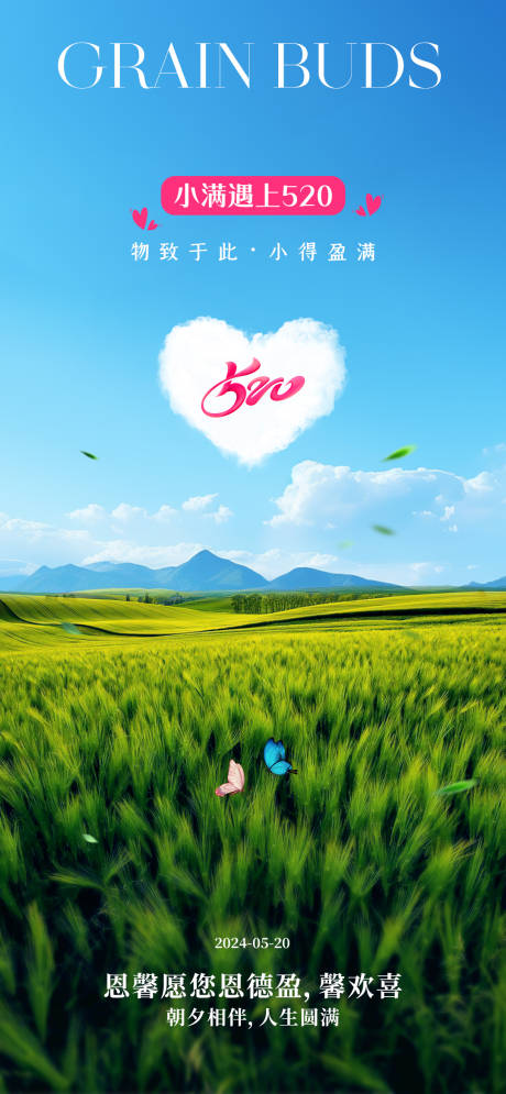源文件下载【小满520海报】编号：66020023967168806