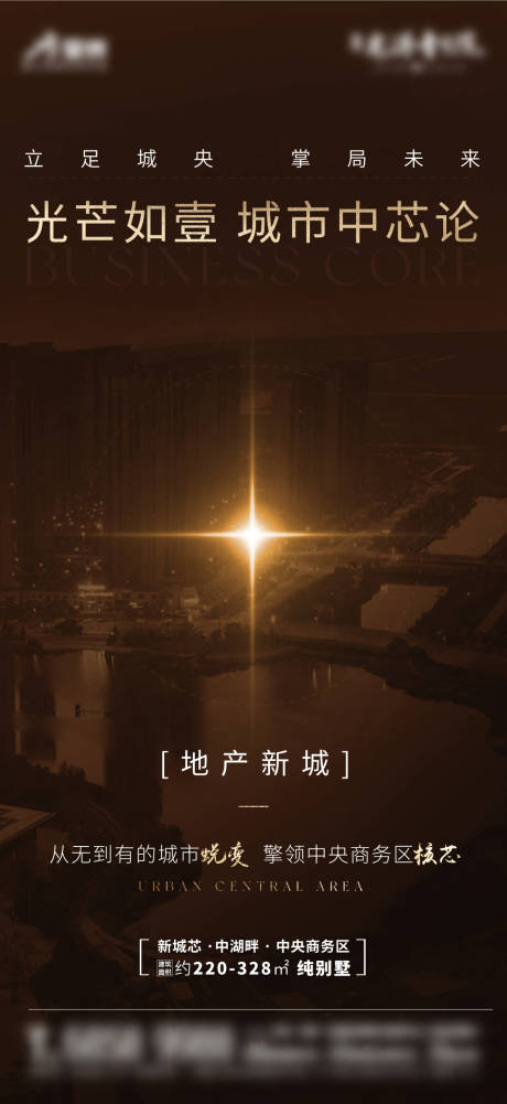源文件下载【享设计】搜索编号：22820023877599943【房地产核心宣传海报 】