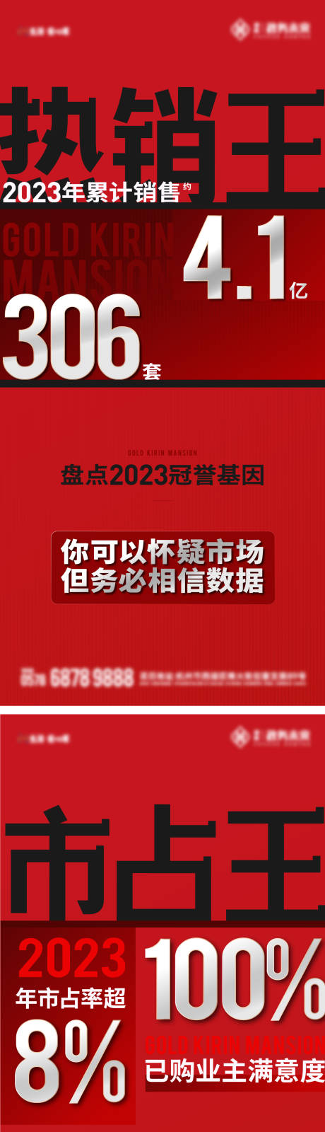 源文件下载【地产热销销冠大字报海报】编号：96750023973745890