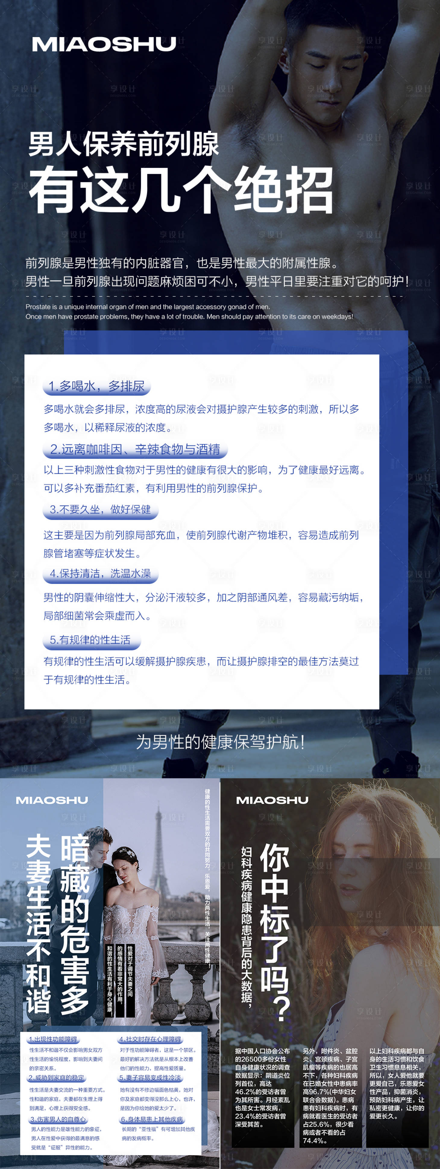 源文件下载【享设计】搜索编号：35540023958063034【男性私护宣传系列海报】