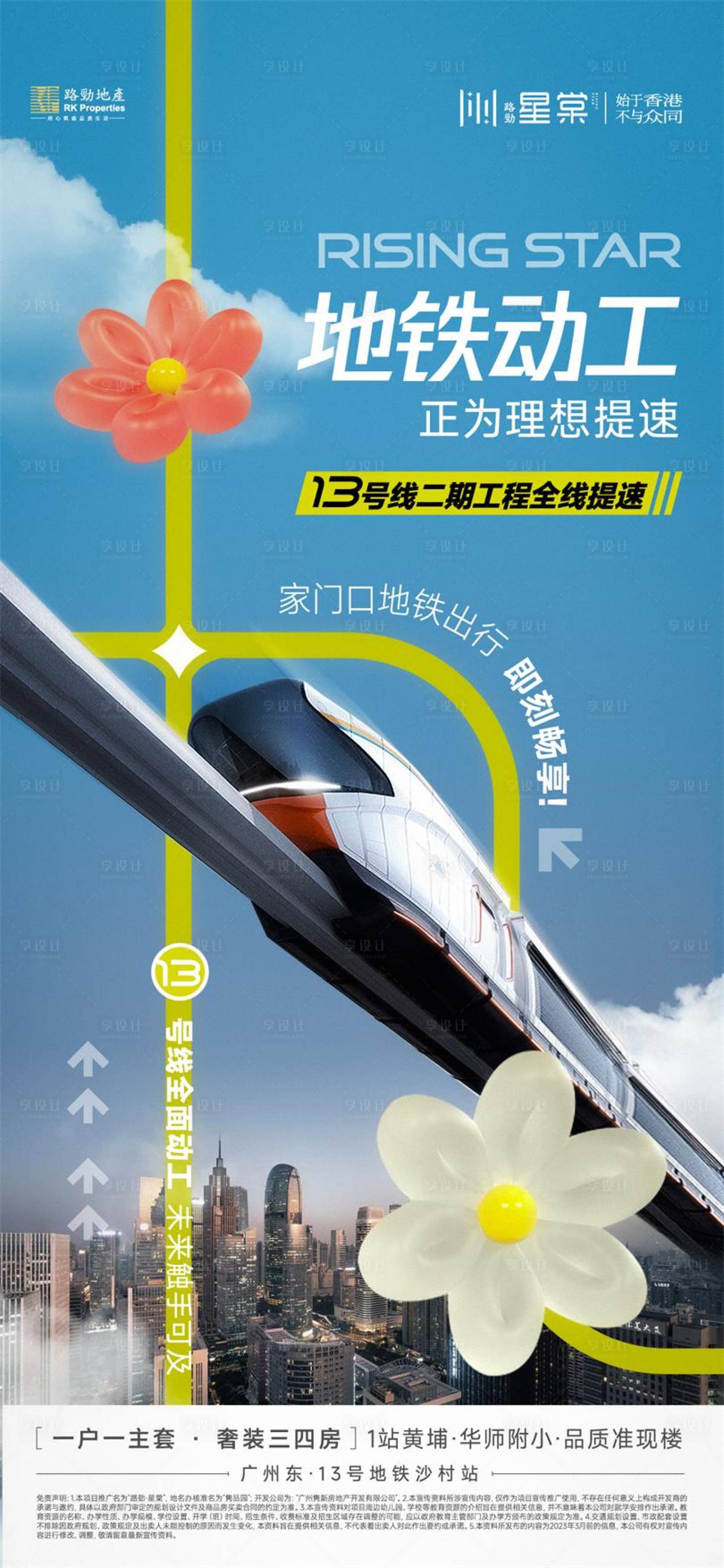 源文件下載【享設計】搜索編號：23150023871822433【地產交通價值點海報】