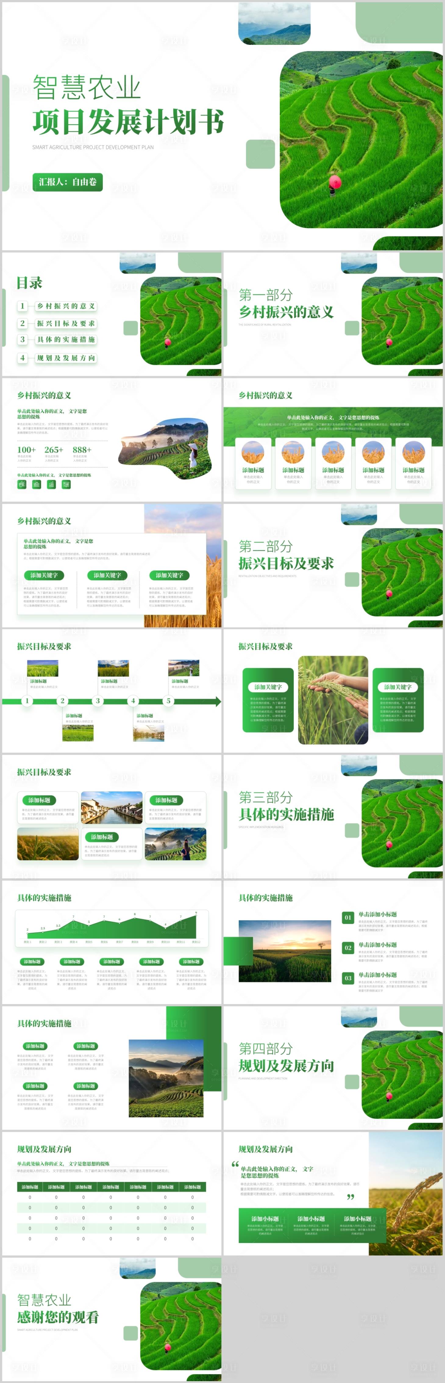 源文件下載【享設計】搜索編號：30280023681035777【鄉村振興智慧農業項目計劃書.PPT】