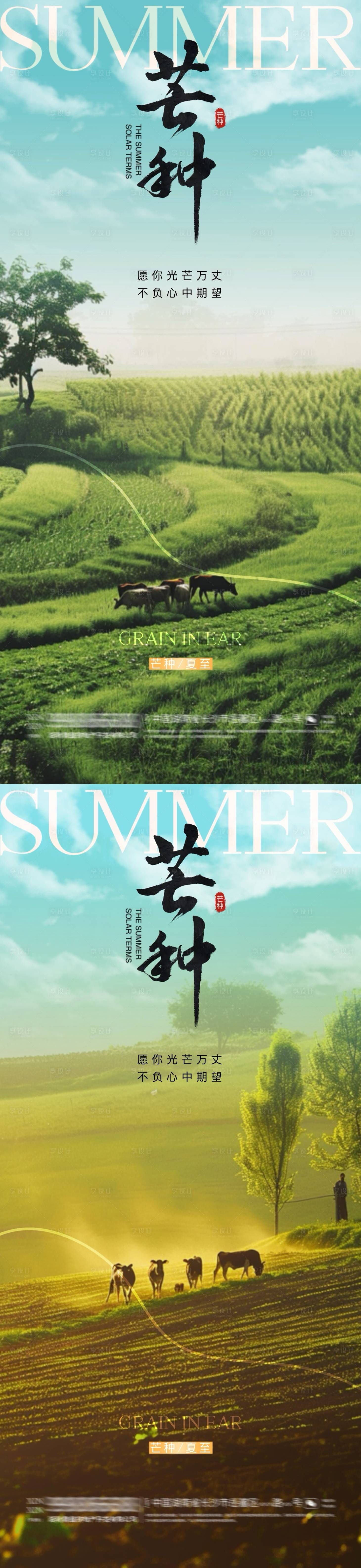 源文件下載【享設(shè)計】搜索編號：77780024170103846【地產(chǎn)芒種海報】