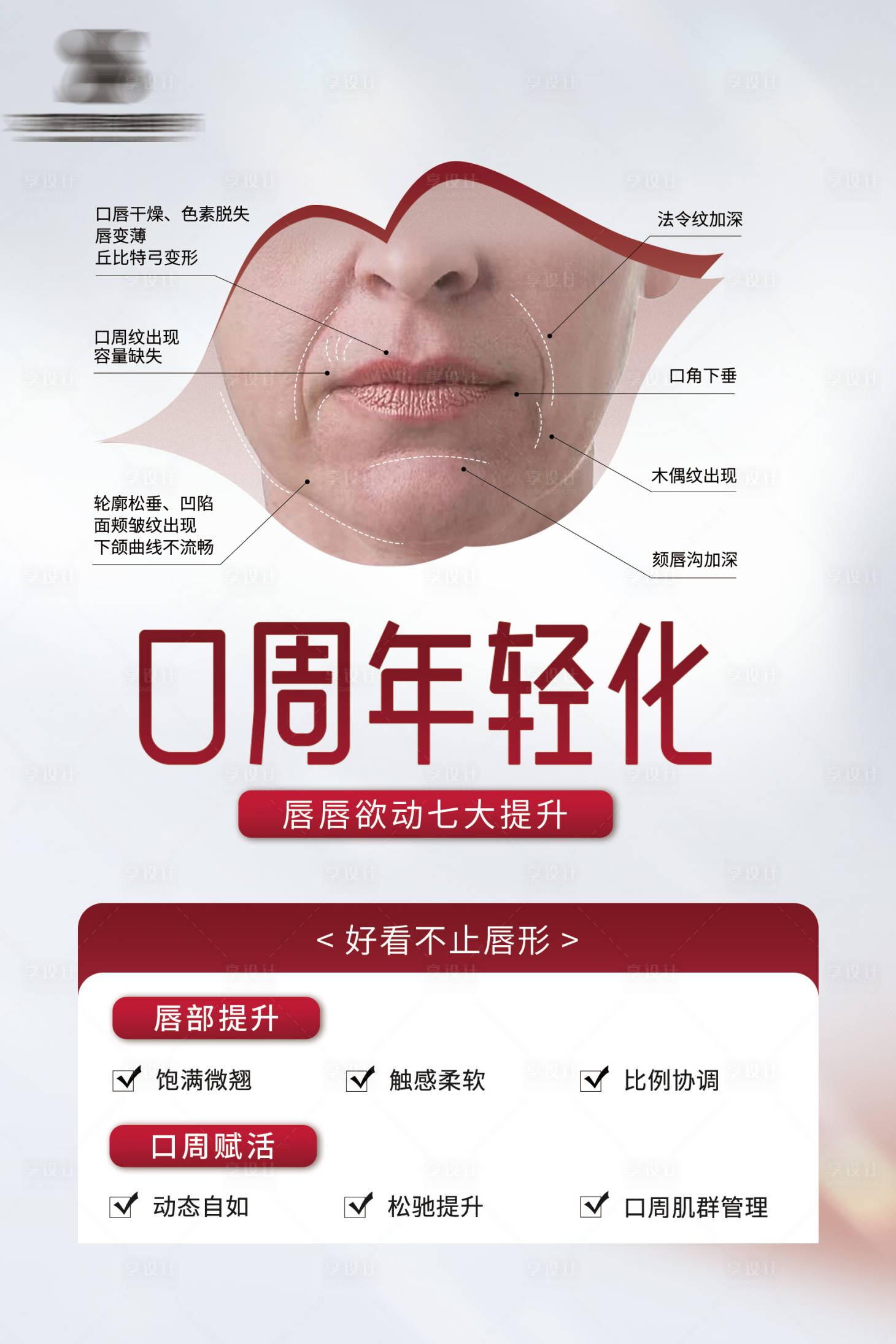 源文件下载【口周年轻化科普海报】编号：39230023655891784