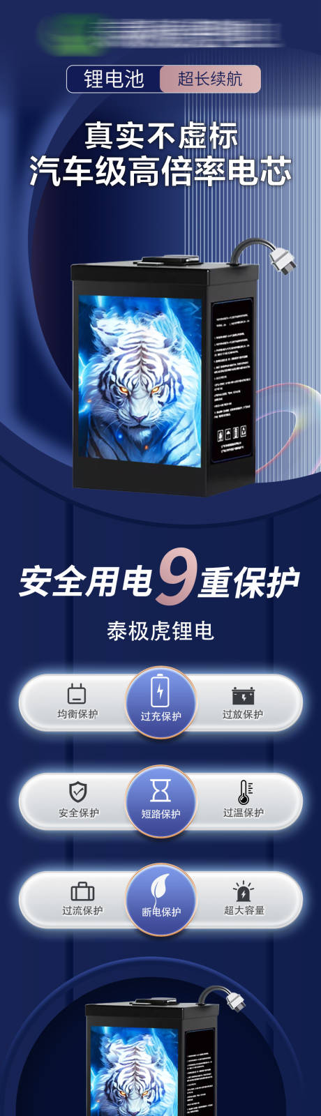 源文件下载【新能源电池详情页设计】编号：54110023701298381