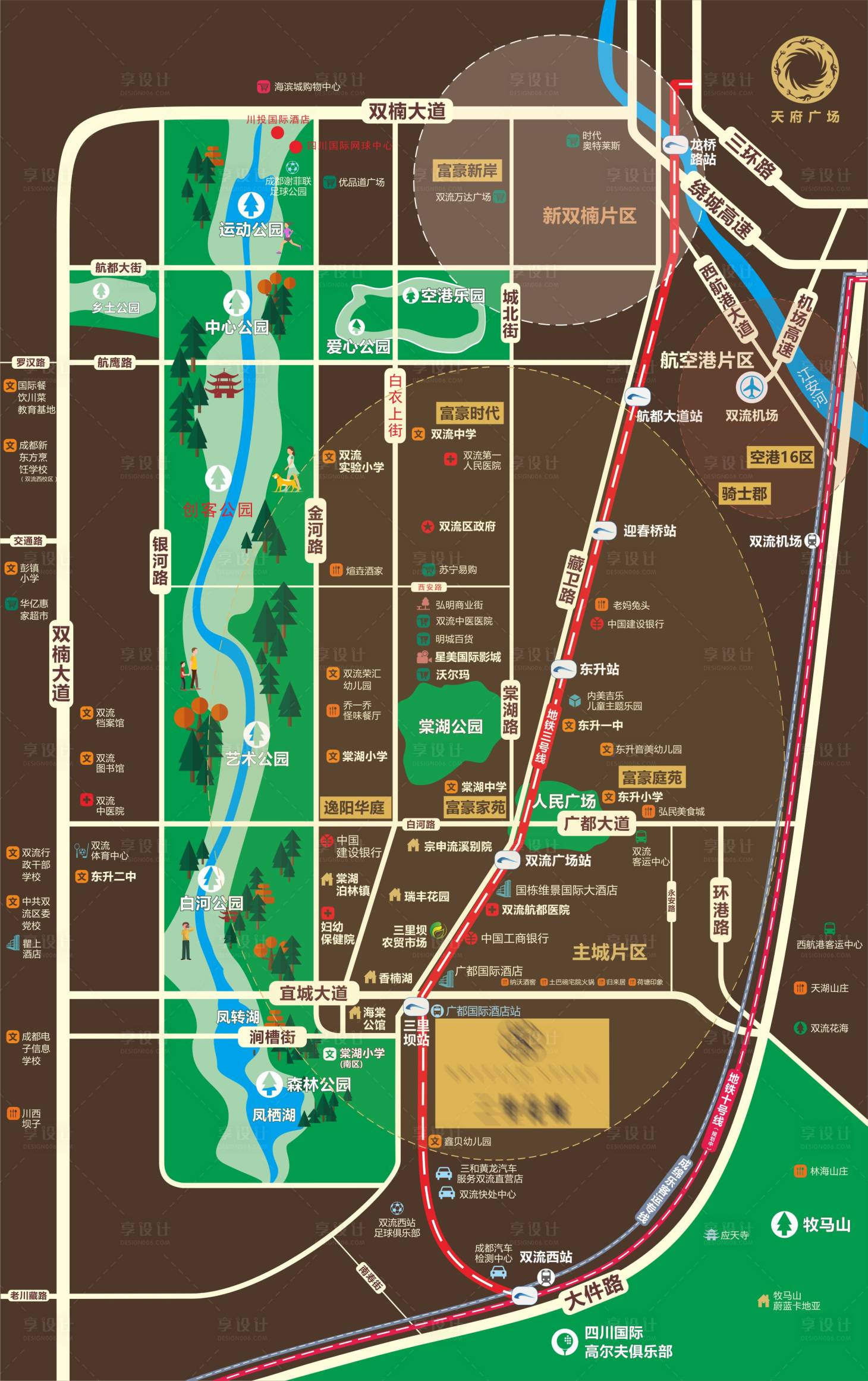 源文件下載【享設計】搜索編號：77850023992137672【地產住宅區位圖海報】