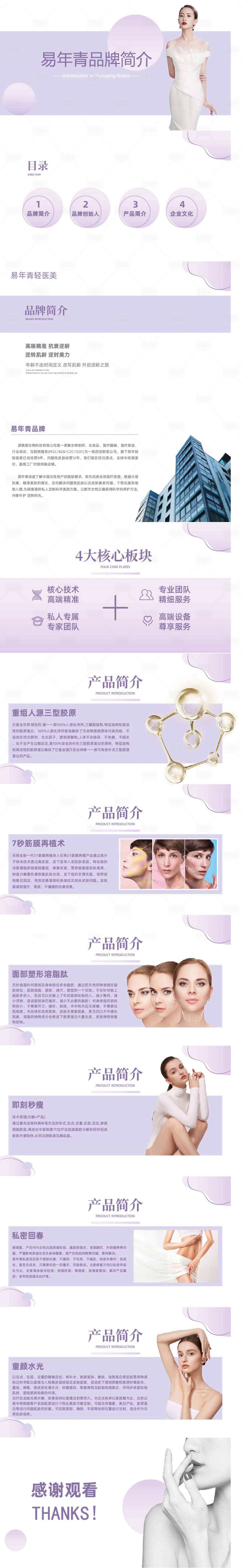 源文件下载【享设计】搜索编号：72090023958567191【医美品牌简介宣传ppt】