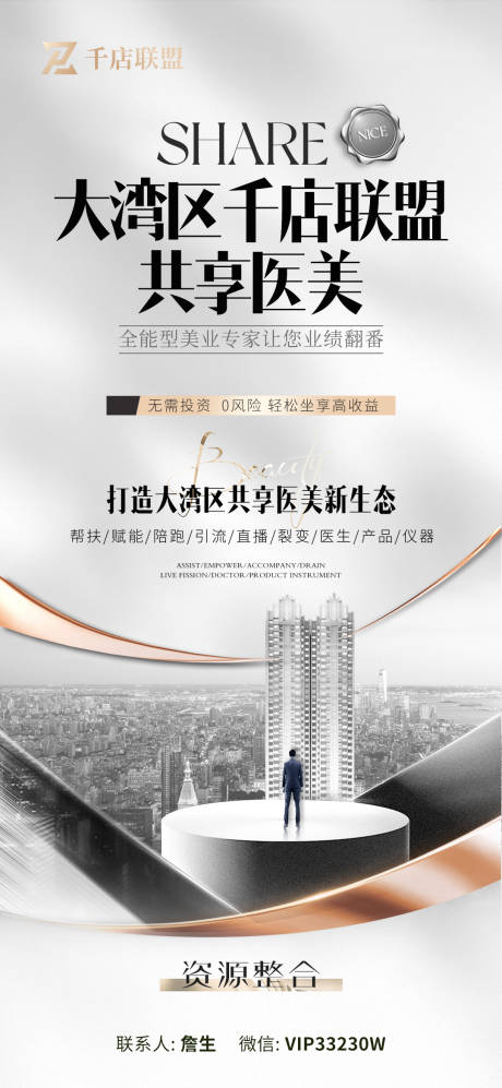 源文件下载【美业招商海报】编号：64790023945916107