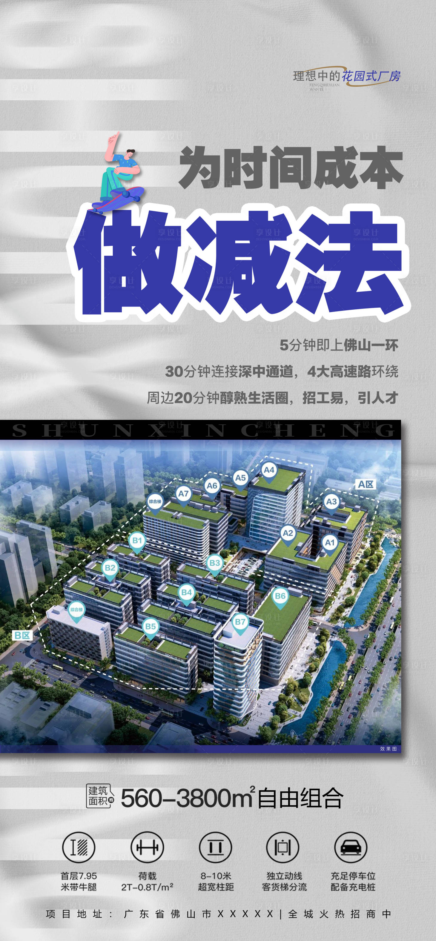 源文件下载【享设计】搜索编号：16040024139581640【地产区域价值点海报】