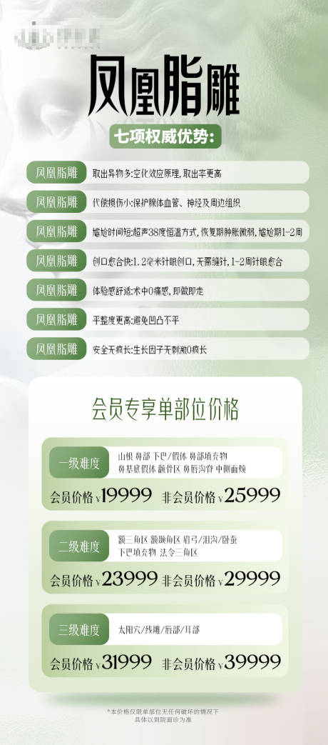源文件下载【面部吸脂价格表海报】编号：38890023788416285