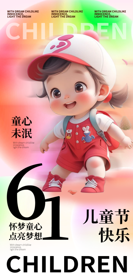 源文件下载【享设计】搜索编号：97180023860849146【六一儿童节海报】
