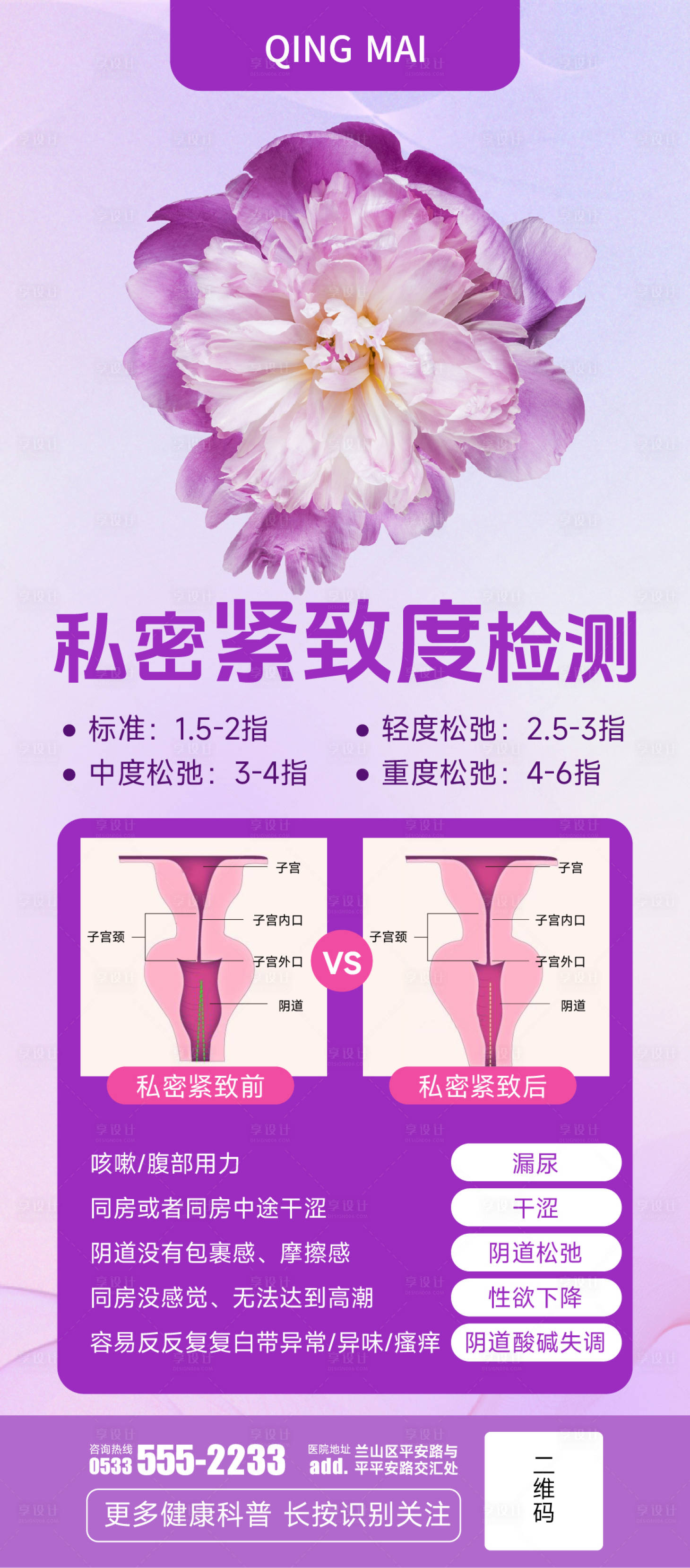 源文件下載【享設計】搜索編號：61200023922941759【私密緊致度檢測海報】