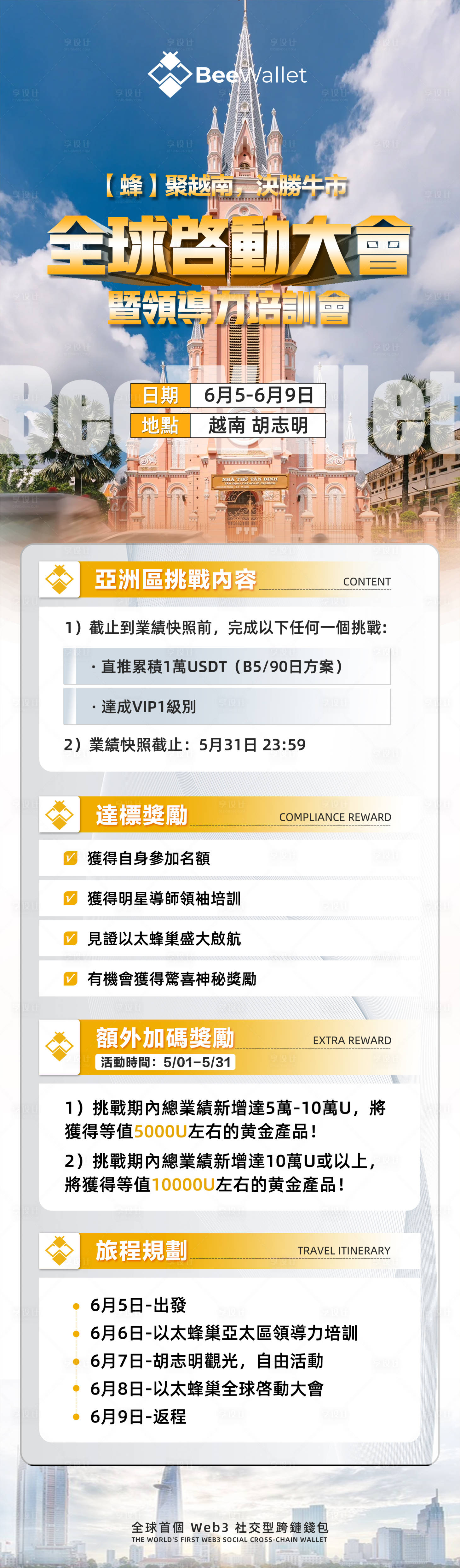 源文件下载【享设计】搜索编号：30470024051733452【全球启动大会长图海报】
