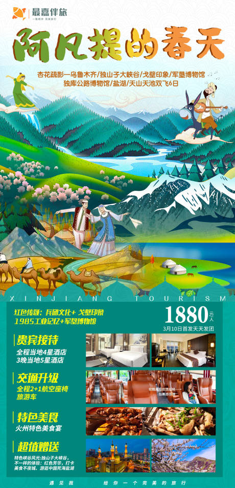 源文件下载【阿凡提旅游海报】编号：86410023905447290