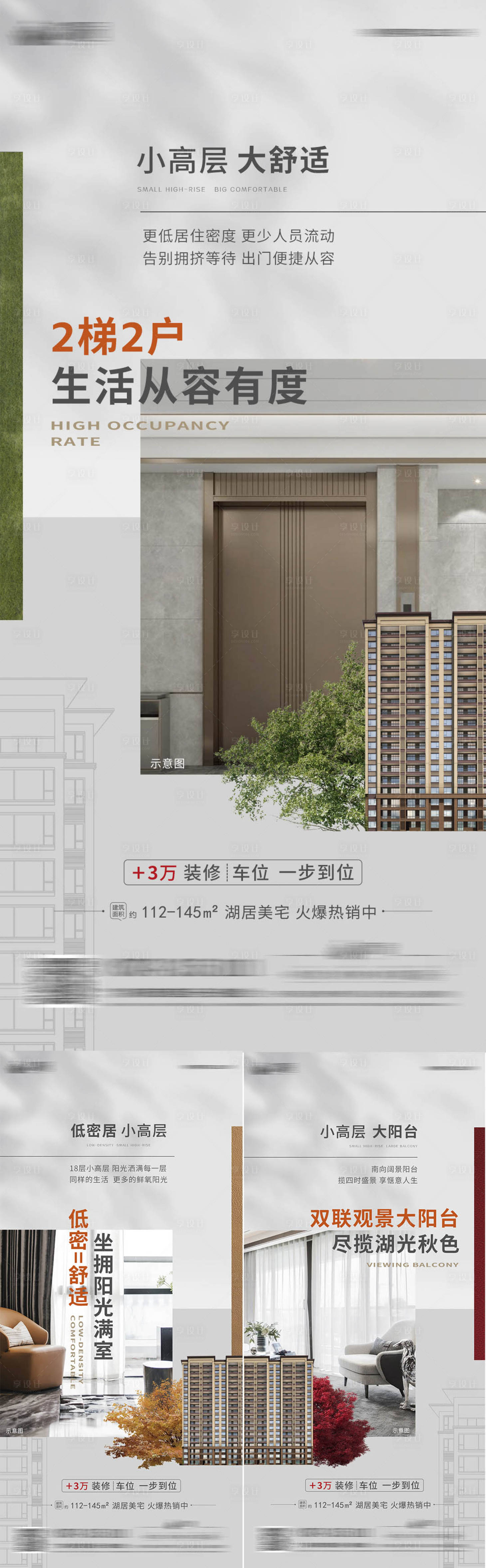 源文件下載【地產小高層價值點海報】編號：73440023800671520